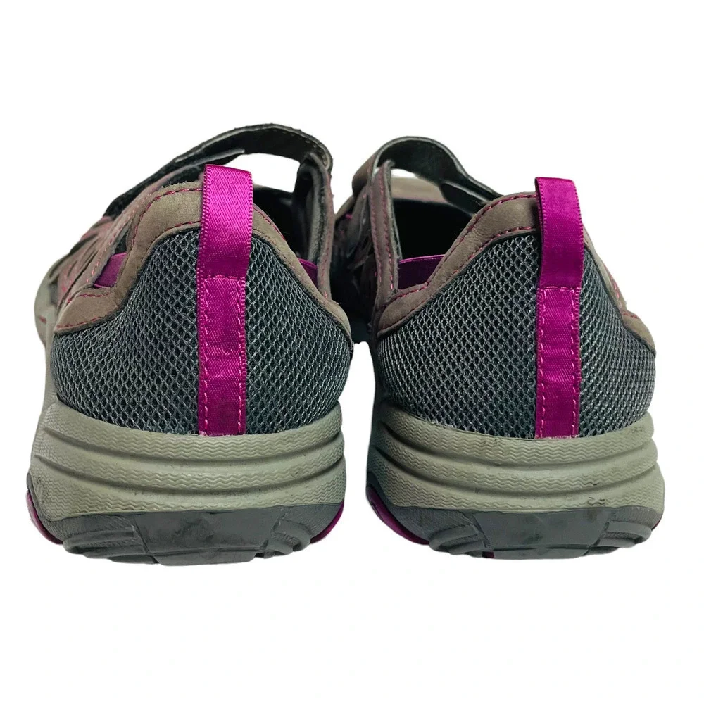 🍀 JAMBU Purple Lindsey Hypergrip Suede Mary Jane Trail Flats Women’s Size 6.5
